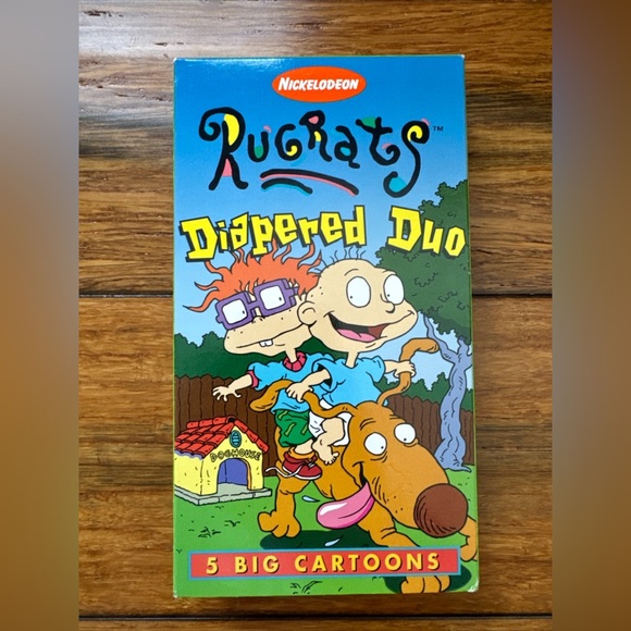 Nickelodeon Other - Rugrats - Diapered Duo (VHS, 1998) Vintage Nickelodeon Cartoon